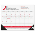 Calendar Desk Pads (Red Preprinted Calendar) 1 or 2 Color